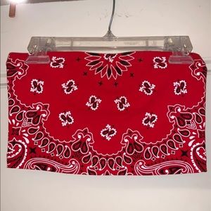 Bandana Tube Top